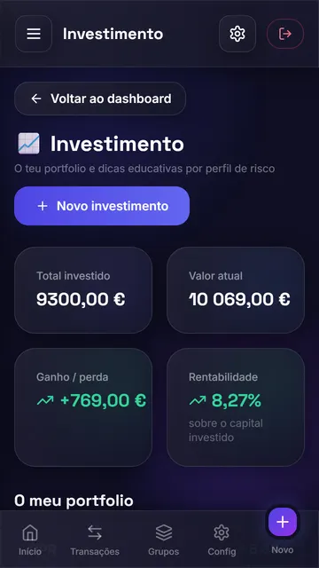 Carteira de investimentos